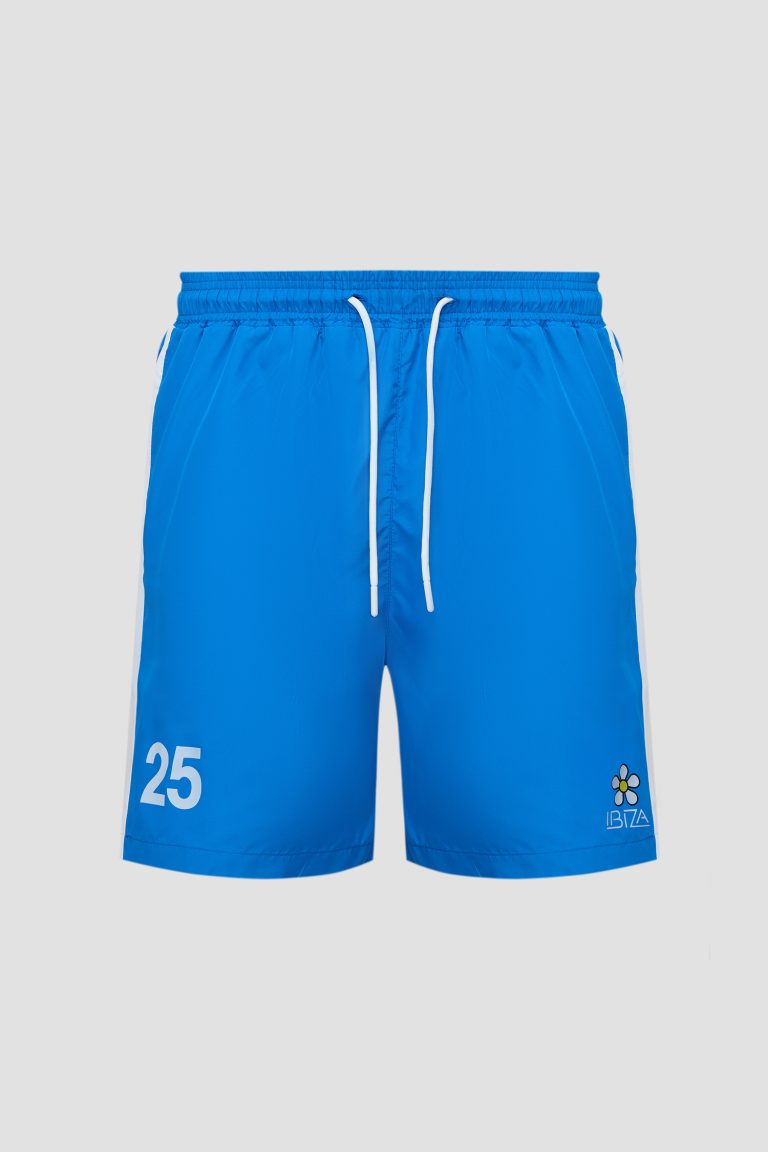 Men's blue swim shorts